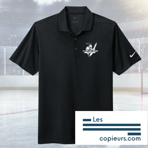 ESB-CH - Polo noir Nike Dri-FIT (enseignants seulement)