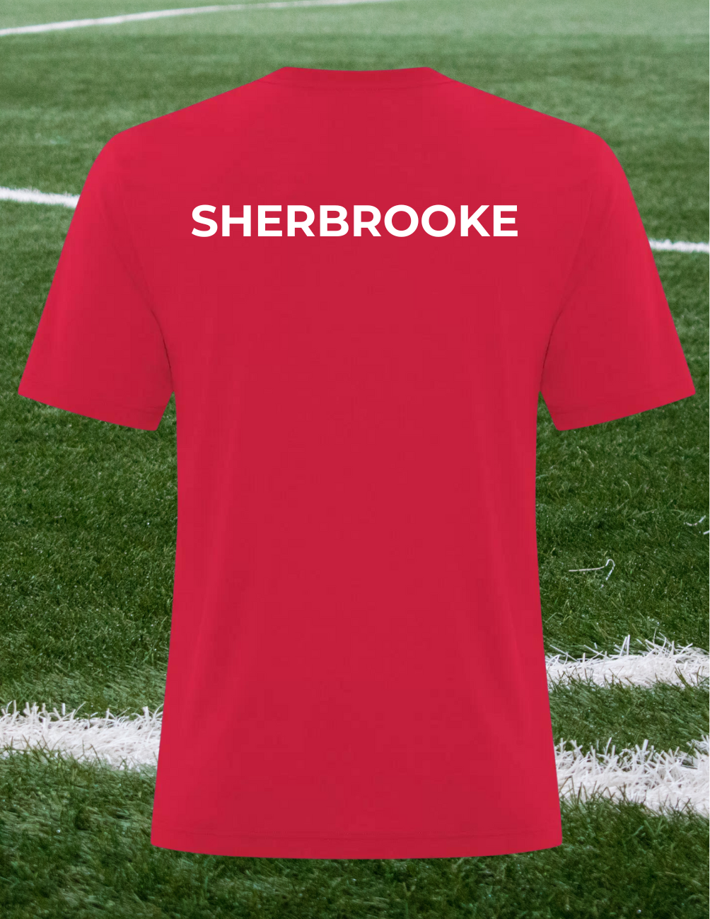 TT350R-BAN-Bangarang - T-shirt rouge en tissu technique