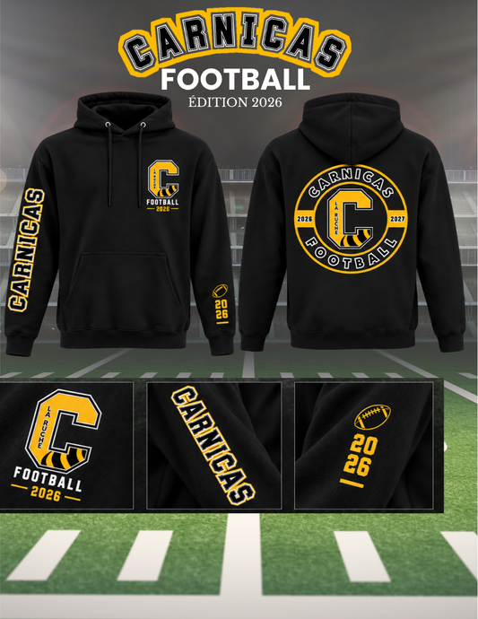 2500CFS - Carnicas Football - Hoodie noir édition spéciale