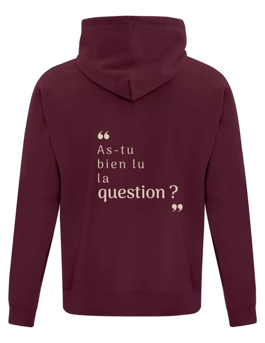 ZS00 Coton ouaté - As-tu bien lu la question ?