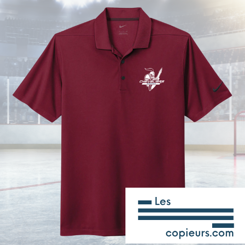 ESB-CH - Polo rouge Nike Dri-FIT (enseignants seulement)