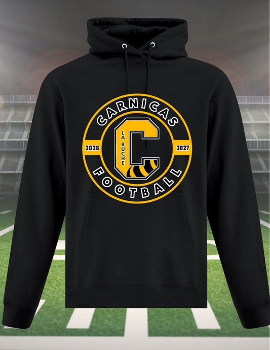 2500CFr - Carnicas Football - Hoodie noir Carnicas