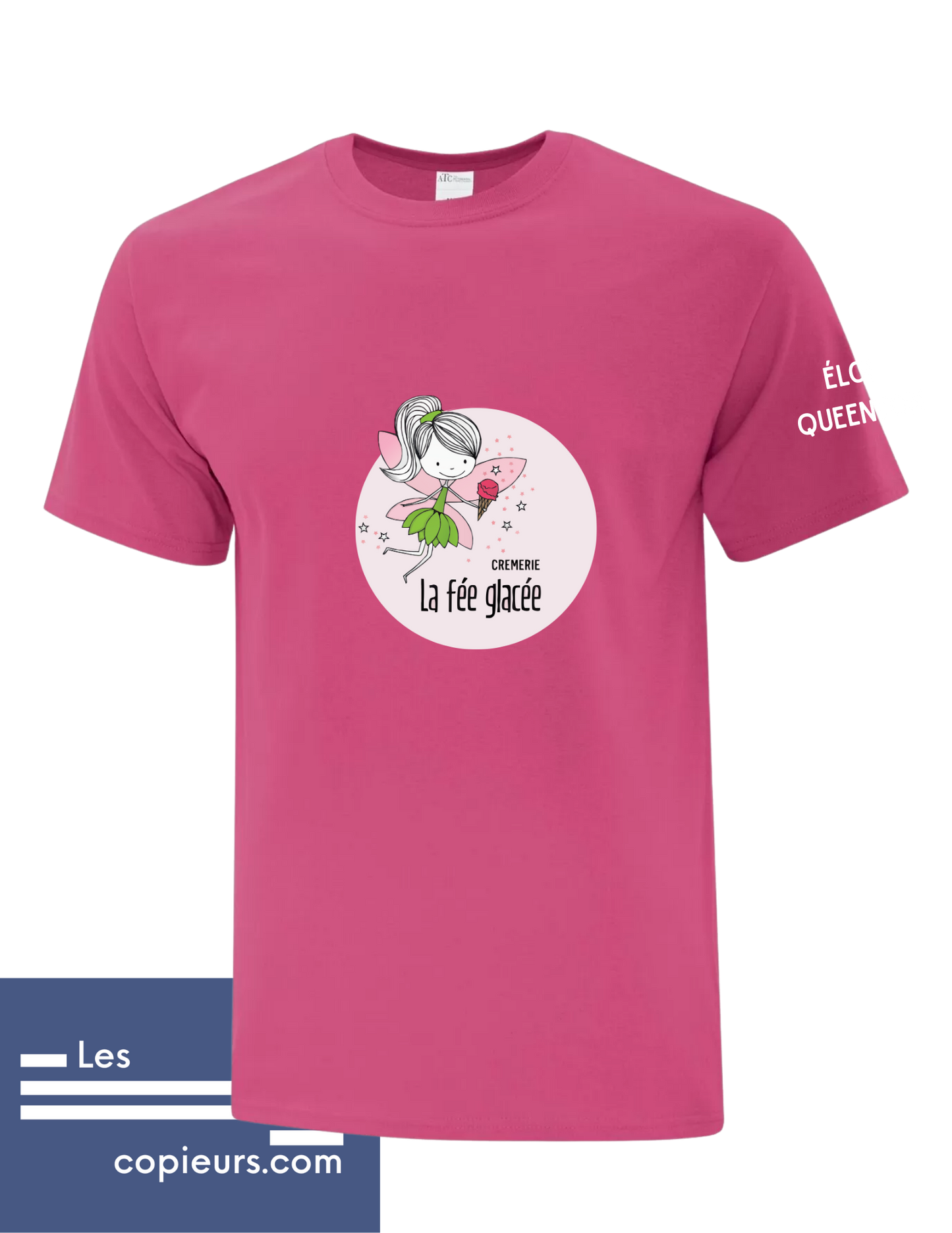 🧁 T-shirt Fée Glacée – Douceur rose givrée