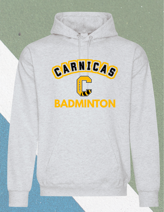 2500CBD - Carnicas Badminton - Hoodie beige Carnicas logo