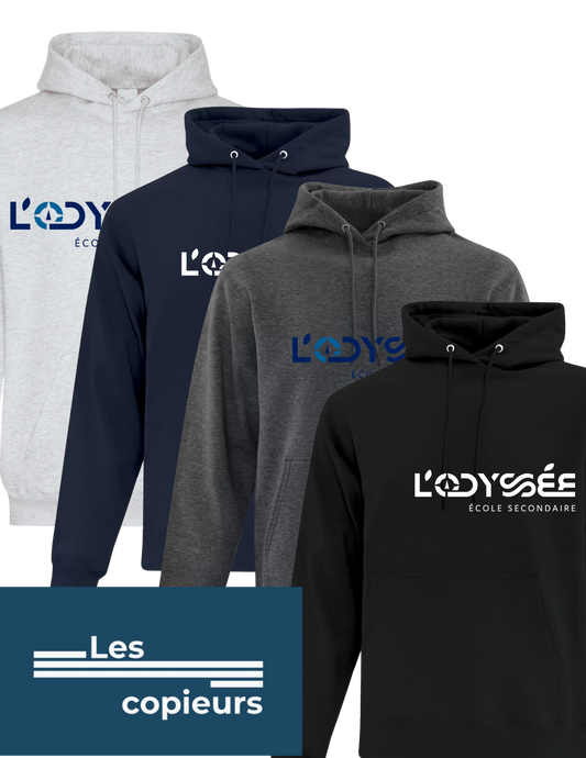 Chandail à capuchon en molleton (Hoodie) – École L’Odyssée de Valcourt