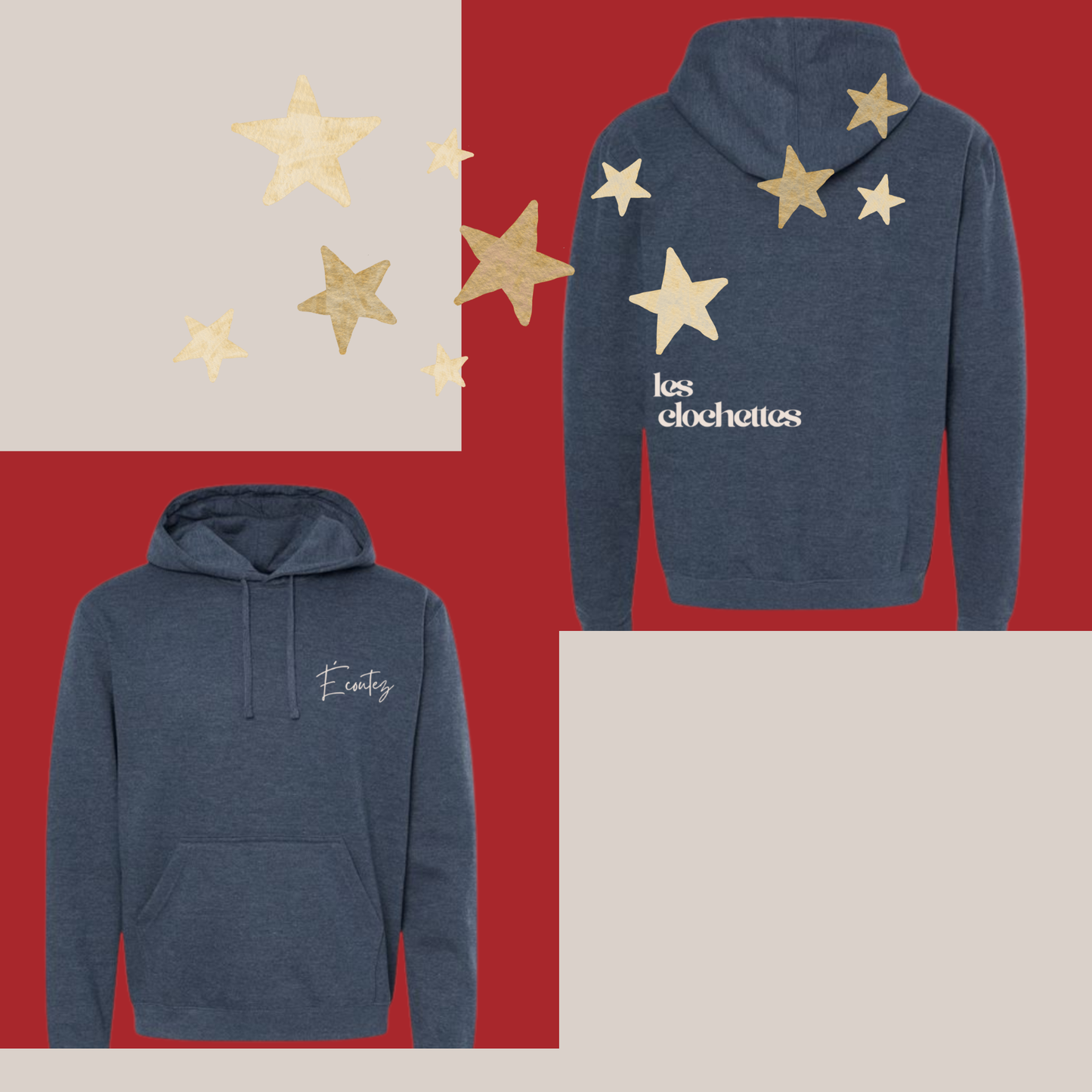 ATC2500 - Molleton bleu – Écoutez les clochettes