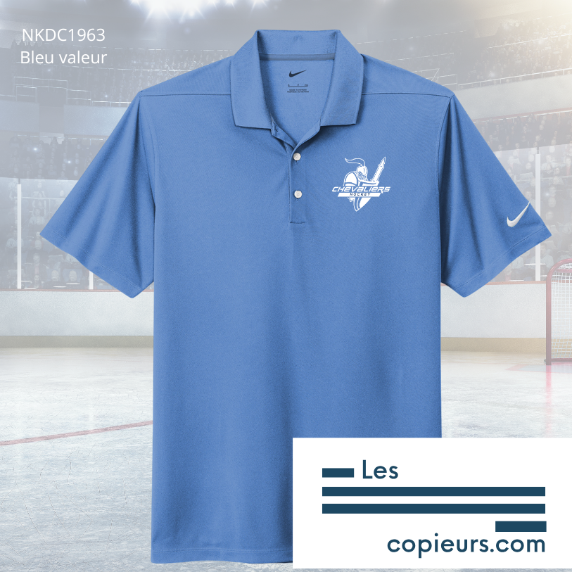 ESB-CH - Polo bleu valeur Nike Dri-FIT (enseignants et parents seulement)