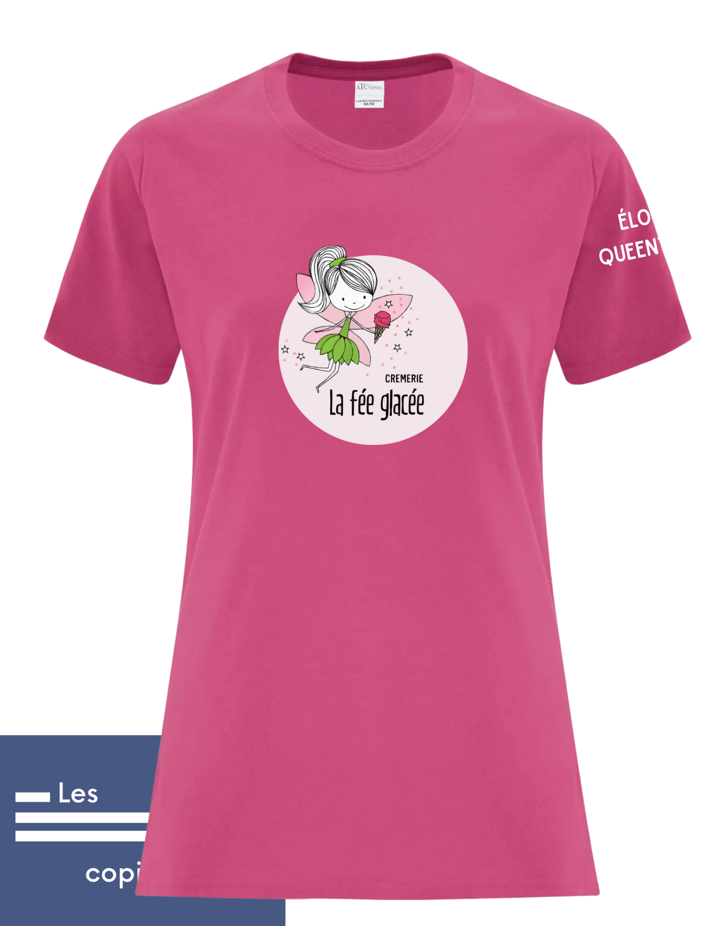 🧁 T-shirt Fée Glacée – Douceur rose givrée