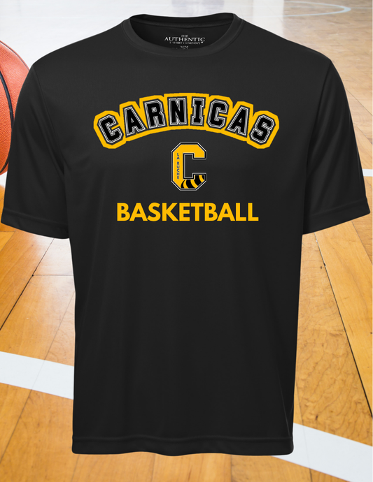 350CB- Carnicas - T-shirt en tissu technique noir Carnicas Basketball