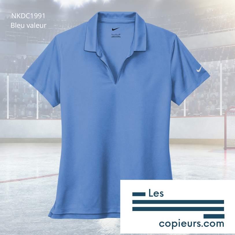 ESB-CH - Polo bleu valeur Nike Dri-FIT (enseignants et parents seulement)