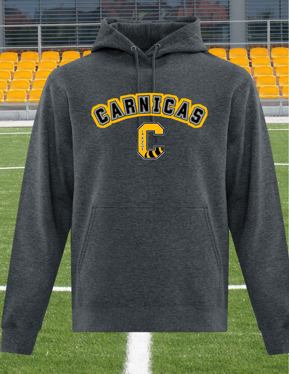GF2500C - Carnicas - Hoodie Gris foncé chiné