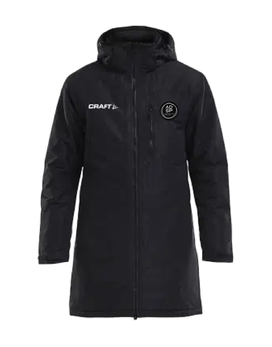1905982 - Craft - Parka noir - ADSP - Parka mi-cuisse