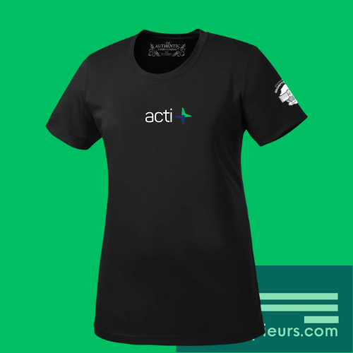 AE00_Acti+ ESB_T-shirt noir en tissu technique