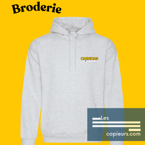 CV02_Volleyball CARNICAS LA RUCHE- Hoodie avec broderie