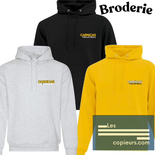 CV02_Volleyball CARNICAS LA RUCHE- Hoodie avec broderie