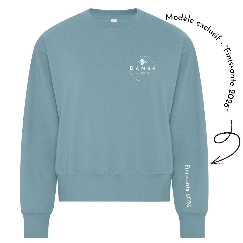 KOI2240L-B-DR- Crewneck Brume bleu  - Concentration danse La Ruche