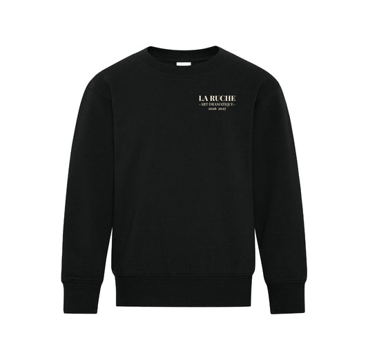 N2400RAD - Coton ouaté (Crew neck) noir - Art dramatique La Ruche