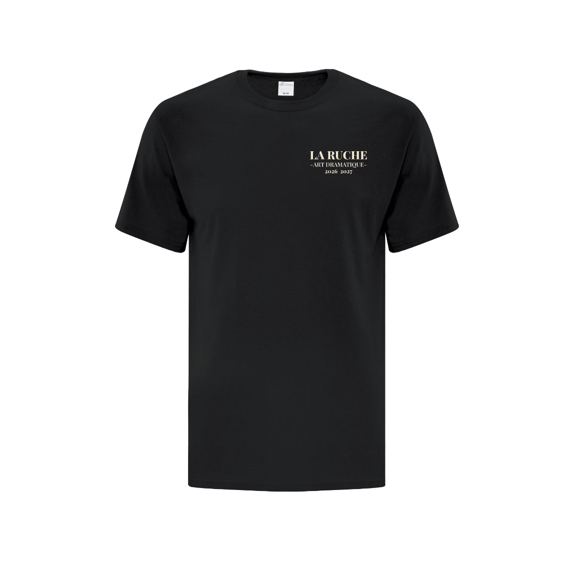 N1000RAD - T-shirt noir concentration Art Dramatique La Ruche