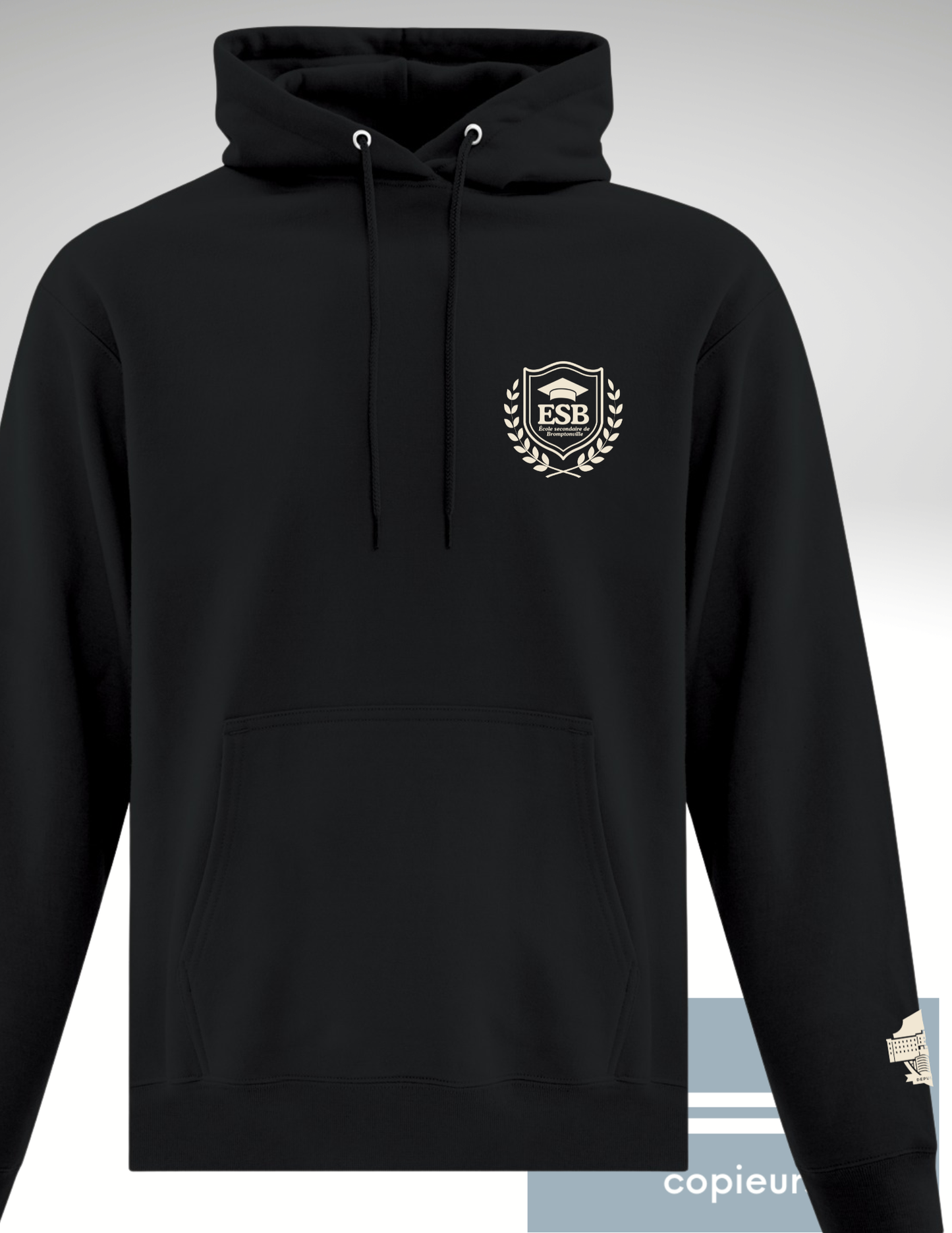 H2500N-ESBF - Chandails en molleton noir des Finissants de l'École secondaire de Bromptonville 2021-2026